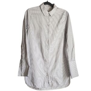 Equipment Femme Women's Striped White‎ Shirt size S